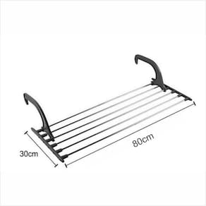 Varal De Parede Suspenso Coringa 80Cm Roupas Leve Lavanderia