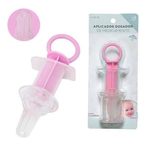 Aplicador Dosador De Medicamentos Rosa