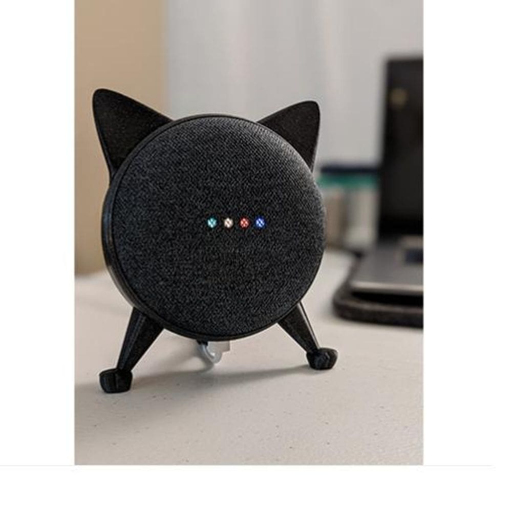 Suporte Stand Gato Google Home Cat Gatinho
