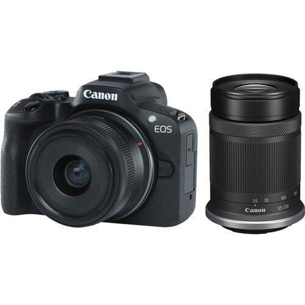 Câmera Canon Eos R50 Mirrorless 18-45Mm + 55-210Mm