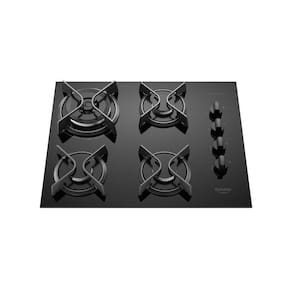 Cooktop 4 Bocas Dako Supreme A Gás Acendimento Automático E Tripla Chama Preto Bivolt