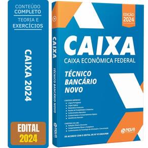 Apostila Caixa 2024 - Técnico Bancário Novo