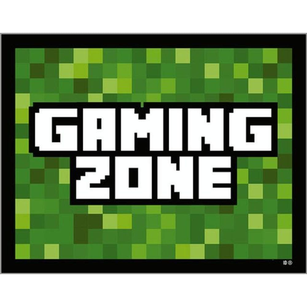 Kit 10 Placas Gaming Zone Quadrada