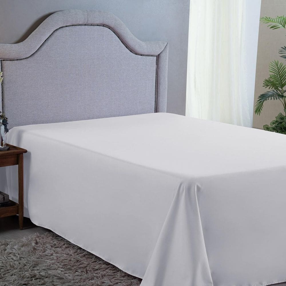 Lençol King Percal 400 Fios Branco 2,80m x 2,50m