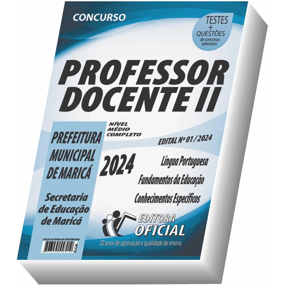 Apostila Prefeitura De Maricá - Rj - Professor Docente Ii