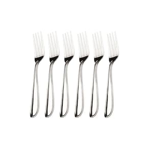 Kit 6 Garfos Sobremesa Hercules Monterrey Aço Inox 1340-005