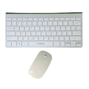 Kit Teclado E Mouse Sem Fio Wireless Abnt2 Para Pc/ Notebook