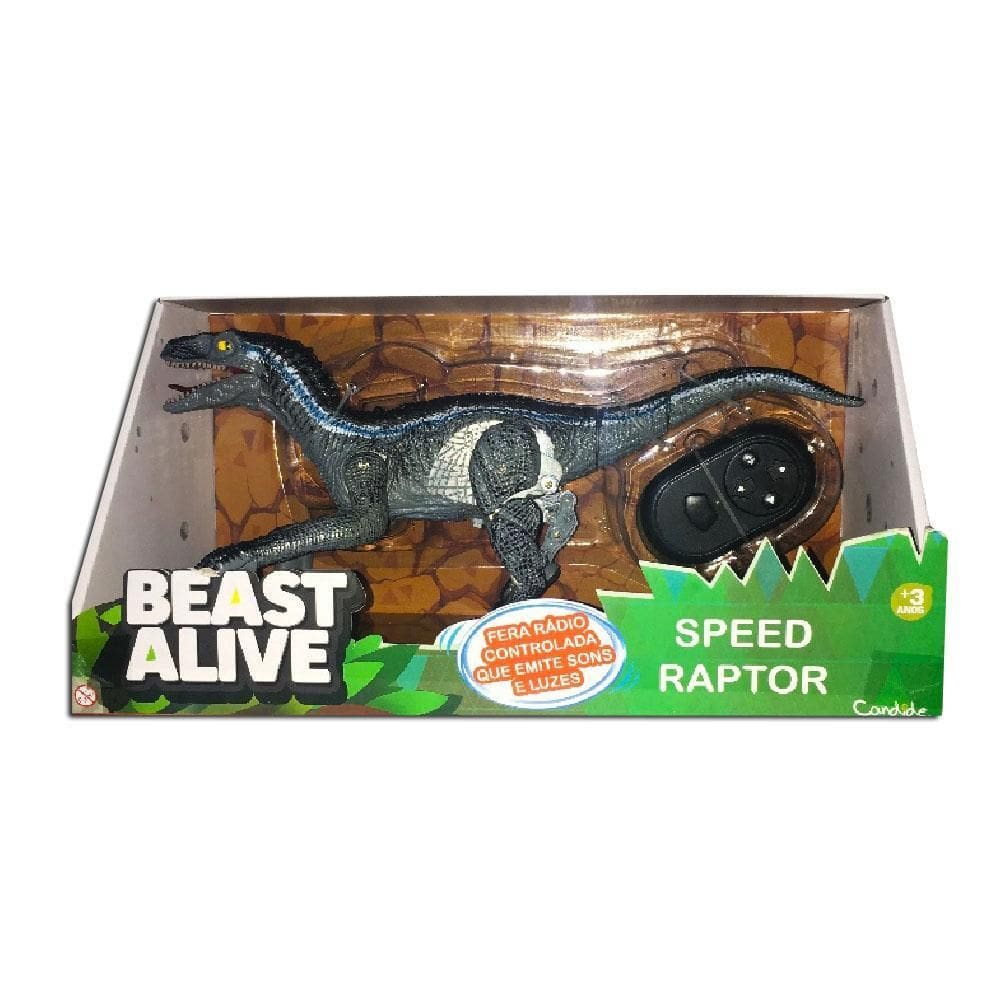 Best Alive Dino Speed Raptor Radio Controle Candide 1126