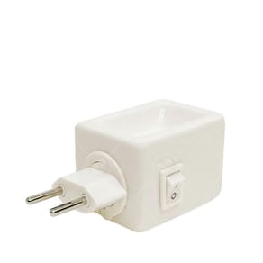 Difusor Elétrico Bi-Volt Em Porcelana Branco Aromaterapia