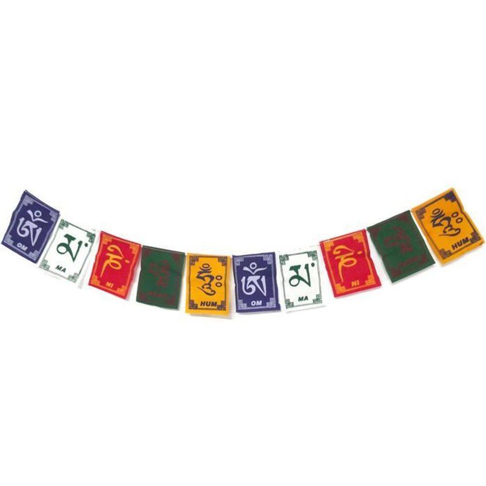 Bandeiras de Oração Budista Tibetana - 4cm