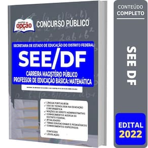 Apostila See Df - Professor De Educação Básica Matemática