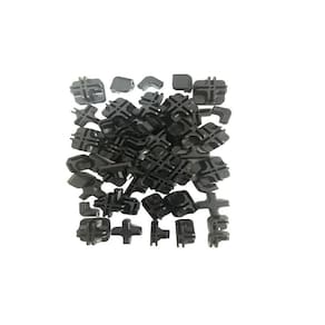 Kit 100 Conectivos Montagem Balcão Vidro Modulado Conectores