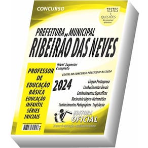 Apostila Ribeirão Das Neves Mg Professor Infantil - Iniciais
