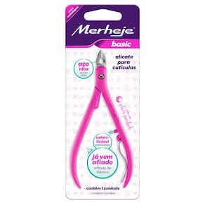 Alicate para Cutículas - Cabo Perolado Pink