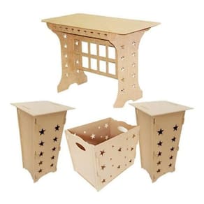 Kit Mdf Cru Provençal Mdf Decoração Festa Mesa Cubo Caixa
