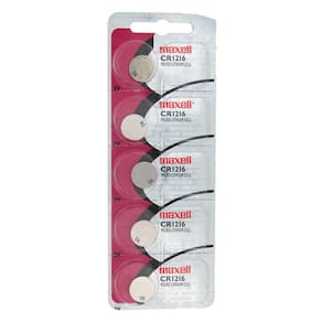 Bateria 3V Cr1216 Maxell Controle Calculadora Relógio 5Un