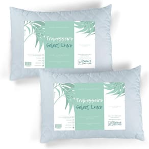 Kit 2 Travesseiros Select Fibras Luxo Antialérgica Macio