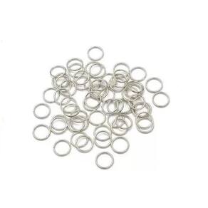 Argola Elo de Ferro 10mm Prata 500 peças