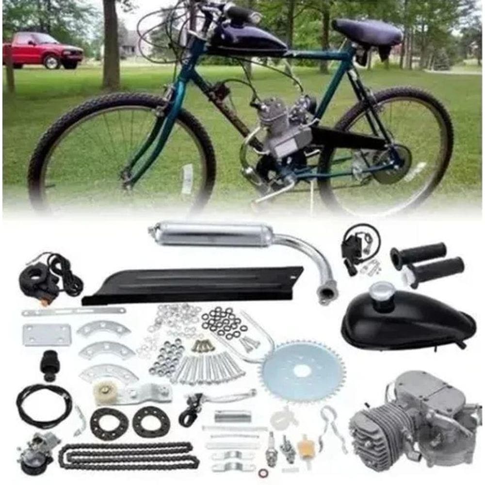 Kit Completo Motor Para Bicicleta Motorizada 80Cc