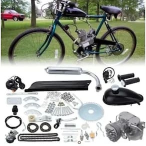 Kit Completo Motor Para Bicicleta Motorizada 80Cc
