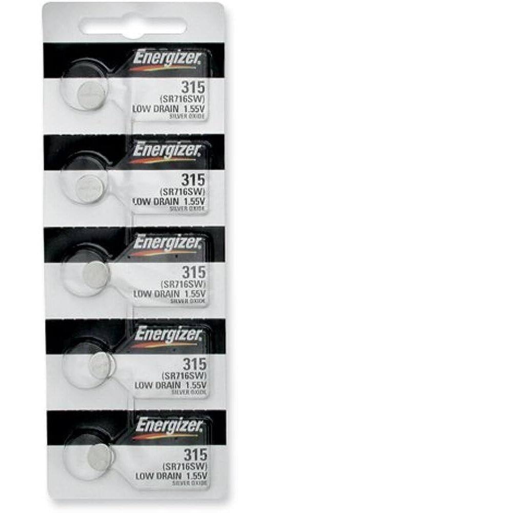 Pilha Bateria Relógio 315 Sr716Sw Energizer C/5 Un