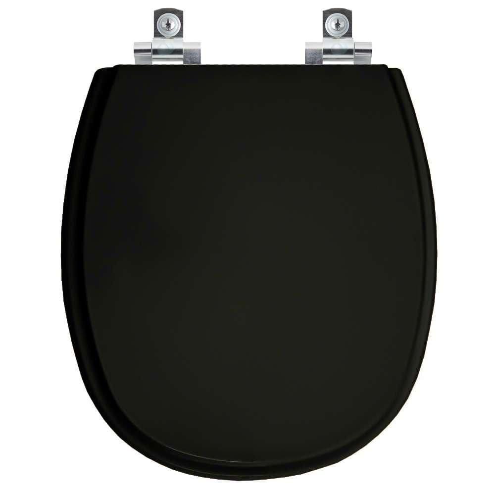 Assento Sanitário com Amortecedor Fast Ébano (Preto) para vaso Deca