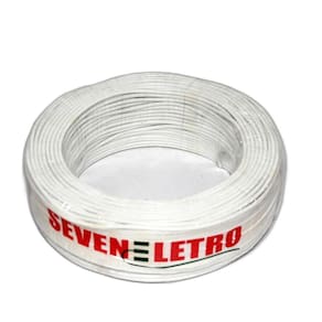 Fios Elétricos Antichamas Flexível 1,5 Mm-100 Metros Branco.