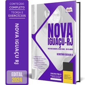 Apostila Prefeitura Nova Iguaçu Rj 2024 Secretário Escolar
