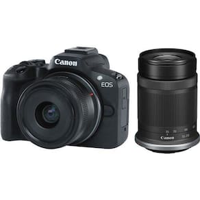 Câmera Canon Eos R50 Mirrorless 18-45Mm + 55-210Mm
