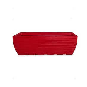 Vaso De Planta Jardineira Floreira Polietileno 80X30 Ferrari