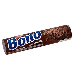 Kit 3 Biscoito Recheado Recheio Chocolate Bono 90G