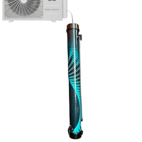 Coletor De Água Drenoeco - 8L - Cor: Azul E Preto - 97 Cm.