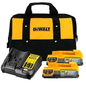 Jogo 2 Baterias Powerstack 1.7 a 20V E Carregador Dewalt