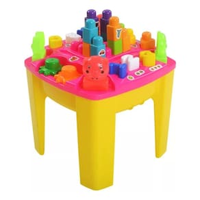 Mesa De Atividades Blocolândia Educativa Rosa Menina Dismat