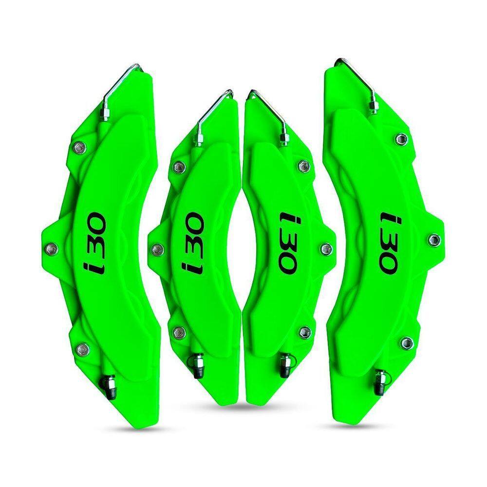 Kit Capa De Pinça De Freio Verde Para I30 Acompanha Cola 50G
