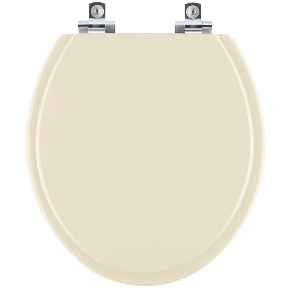Assento Sanitário Soft Close Atlantis Marfim para vaso Hervy