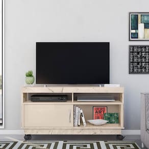 Rack para Tvs até 50 Polegadas Artur Calacata/Off White