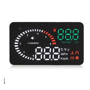 Velocimetro Digital Projetor Hud Carro Parabrisa Obd2 Mostra