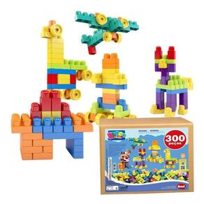 Bloco Didatico Encaixar Monta E Desmonta 300pcs Dismat
