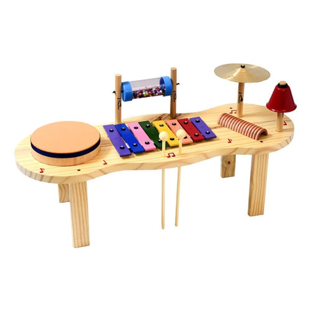 Pequena Percussão Baby Infantil Madeira Vibratom Bateria 369