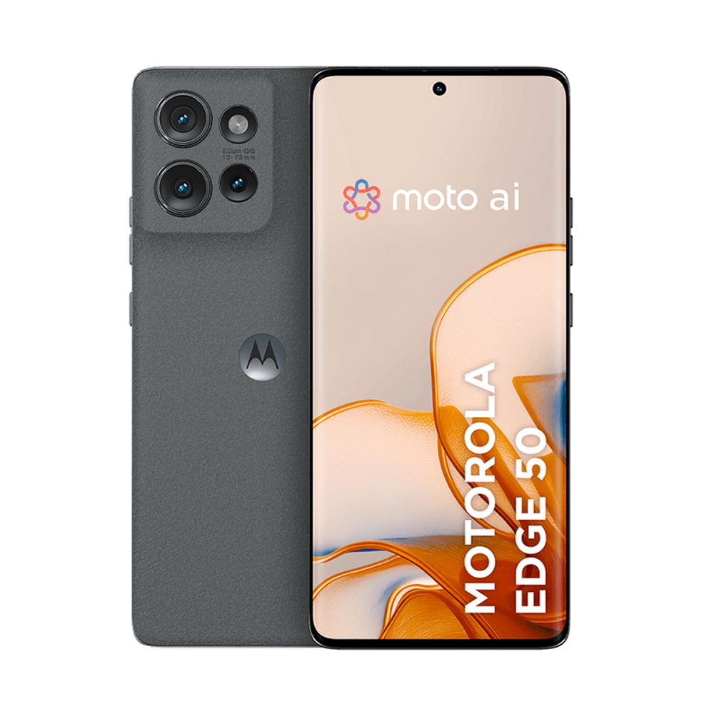 Smartphone Motorola Edge 50 5G - Grey, 256GB, 24GB RAM Boost, Câmera Dupla 50 MP Sony, Selfie 32MP e Tela de 6.7"