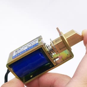 Fechadura Magnética Porta Armario Trava Eletroímã Dc 12v