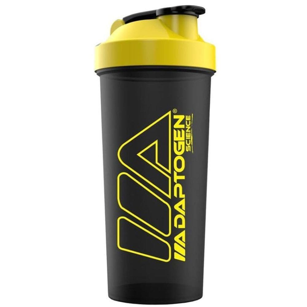 Coqueteleira Adaptogen Shaker 600Ml Preto E Amarelo