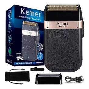 Barbeador Kemei 2024: Rosto Liso em Minutos