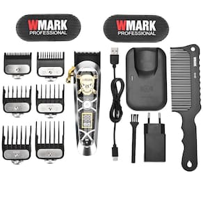 Aparador De Pelo Wmark Ng 130 Acabamento Base De Inducao