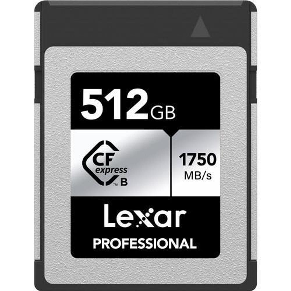 Cartão Memória Lexar Cfexpress 512Gb Type B 1750Mb/S Silver