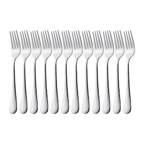 Kit 12 Garfos Sobremesa Hercules Olimpia Aço Inox 1555-005