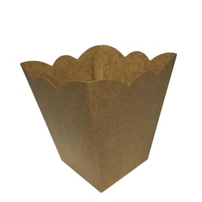 30 Cachepot Papel Kraft Ou Branco Aniversário