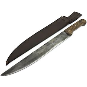 Antigo e Rara Facão AD Palmeira Cabo Madeira Lâm. 33 Cm.