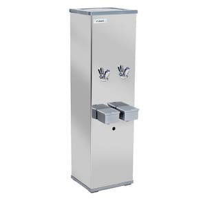 Bebedouro de Agua Industrial Coluna Filtro Inox com Agua Gelada 25 Litros Libell Torneira Lic025 110v